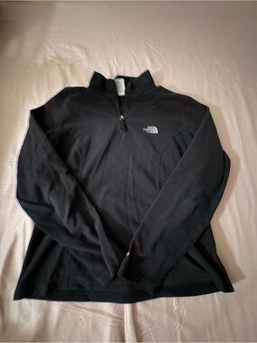 The North Face Black Women's Quarter-Zip Fleece Top